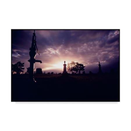 American Eyes 'Grafton Cemetery' Canvas Art,12x19